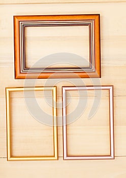 Classic wooden frame