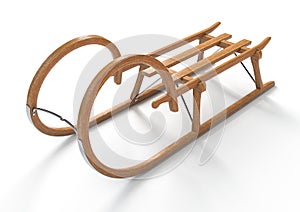 Classic Wooden Sled