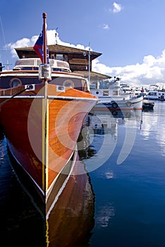 Classic Yacht at the Marina