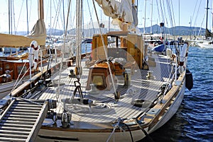 Classic Yacht in Saint Tropez, France