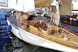 Classic Yacht in Saint Tropez, France