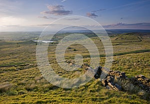 Classic yorkshire moorland view