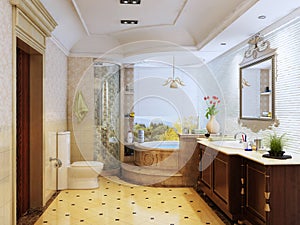 Classical bathroom