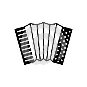 Classical bayan, accordion, harmonic isolated icon Ã¢â¬â vector photo