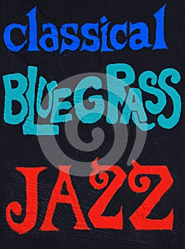 Classical, Bluegrass, Jazz photo