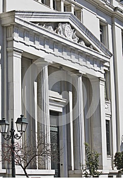 Classical building in Greece