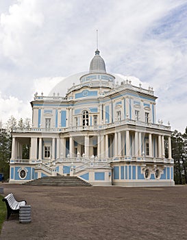 Classical building on the ground