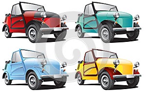 Vintage Soviet microcar photo