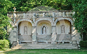 Classical castle of Malle in Gironde