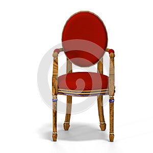 Classical chair - front view photo