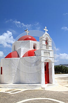 Classical church of Mykonos