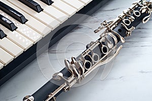 Classical Clarinet Piano Keyboard