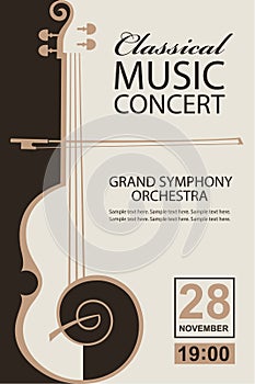 Classical concert poster