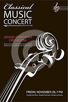 Classical concert poster