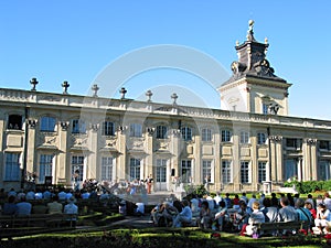 Classical concert at Wilanow Palace's garden photo