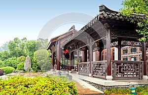 Classical courtyard, Yangzhou, China