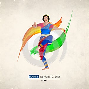 Classical Dancer for Indian Republic Day celebration.