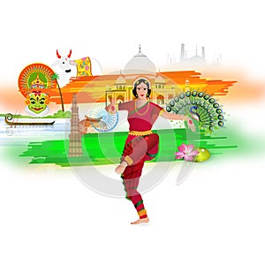 Classical Dancer for Indian Republic Day celebration.