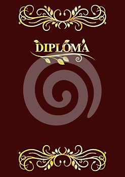 Classical Diploma With Golden Laces