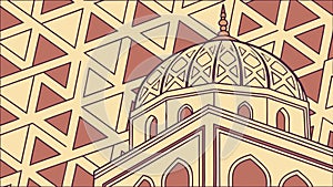 Classical Dome Structure Vector Art, vector design Generative AI