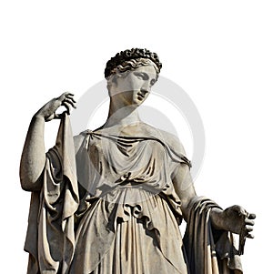 Classical goddess statue