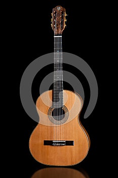 Classical guitar acoustic made by luthier Luciano Queiroz photo