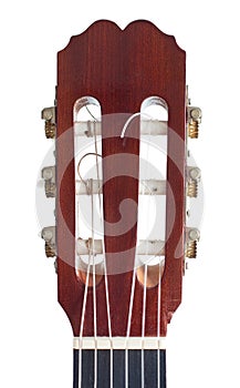 Classical guitar headstock