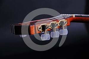 Classical guitar headstock