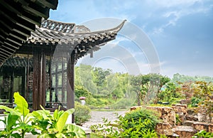 Classical landscape of Slender West Lake in Yangzhou, China