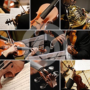 Classical music collage photo