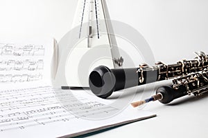 Classical music instrument oboe