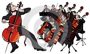 Classical orchestra photo