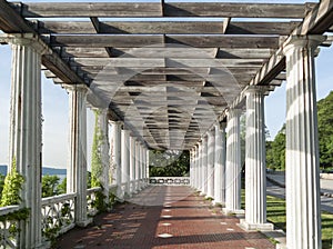 Classical Pergola with Doric Columns