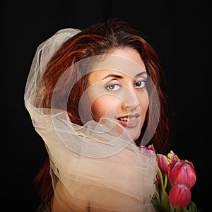 Classical portrait of a bride