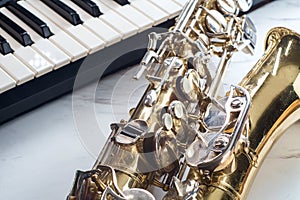 Classical Saxophone Piano Keyboard