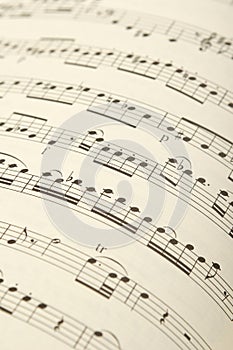 Classical sheet music