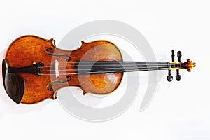 Classical violin close-up