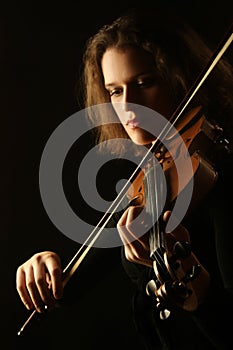 classical violinist violin playing photo