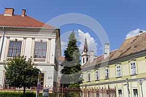 Classicist building in Szombathely, Hungary photo