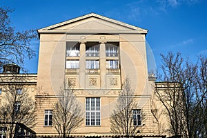 Classicist facade of an Opera building