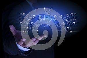 Classification of documents using AI artificial intelligence, document management system DMS, robot automation, online database.