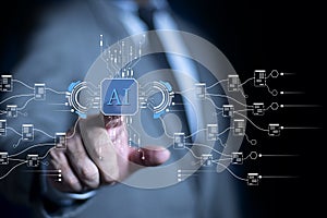 Classification of documents using AI artificial intelligence, document management system DMS, robot automation, online database.