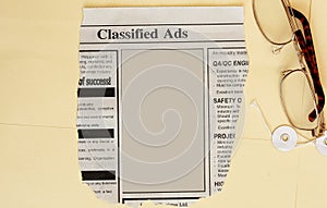 Classified ads photo