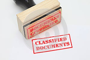 Classified Documents Stamp