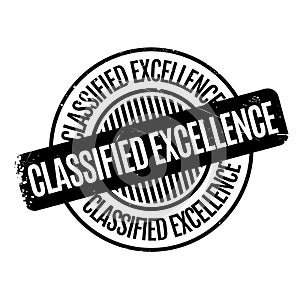 Classified Excellence rubber stamp