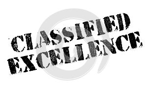 Classified Excellence rubber stamp
