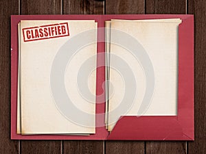 Classified folder