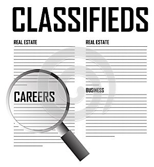 Classifieds careers search