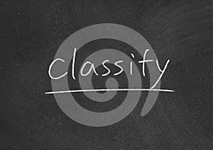 Classify