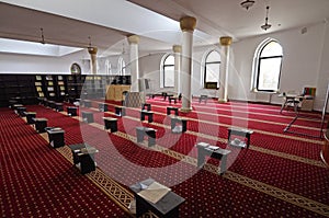 Classroom of the madrasah situated at the Ar-Rahma Mosque Mercy Mosque